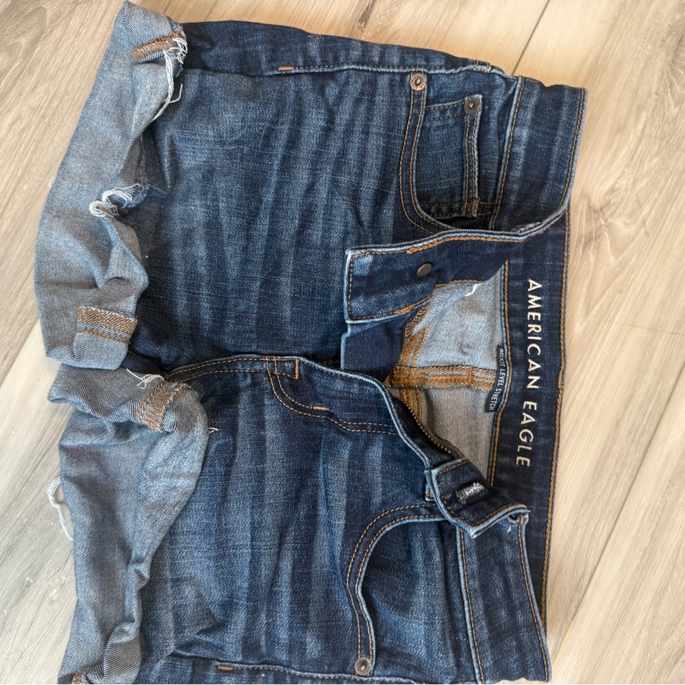 American Eagle Outfitters Dark Blue Jean Shorts